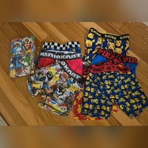 4t - Colorful Cartoon Character Boxer Shorts Set